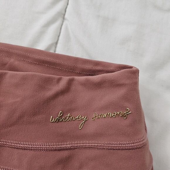 Gymshark Whitney Simmons Leggings Womens Medium Pink High-Rise Scrunch Yoga - Picture 2 of 9